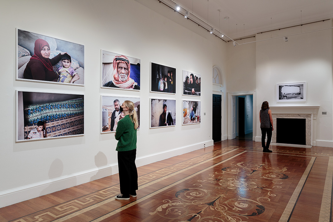 Natreen by Leila Alaoui, 2013 as part of the Leila Alaoui Rite of Passage at Somerset House, London (c) Tim Bowditch