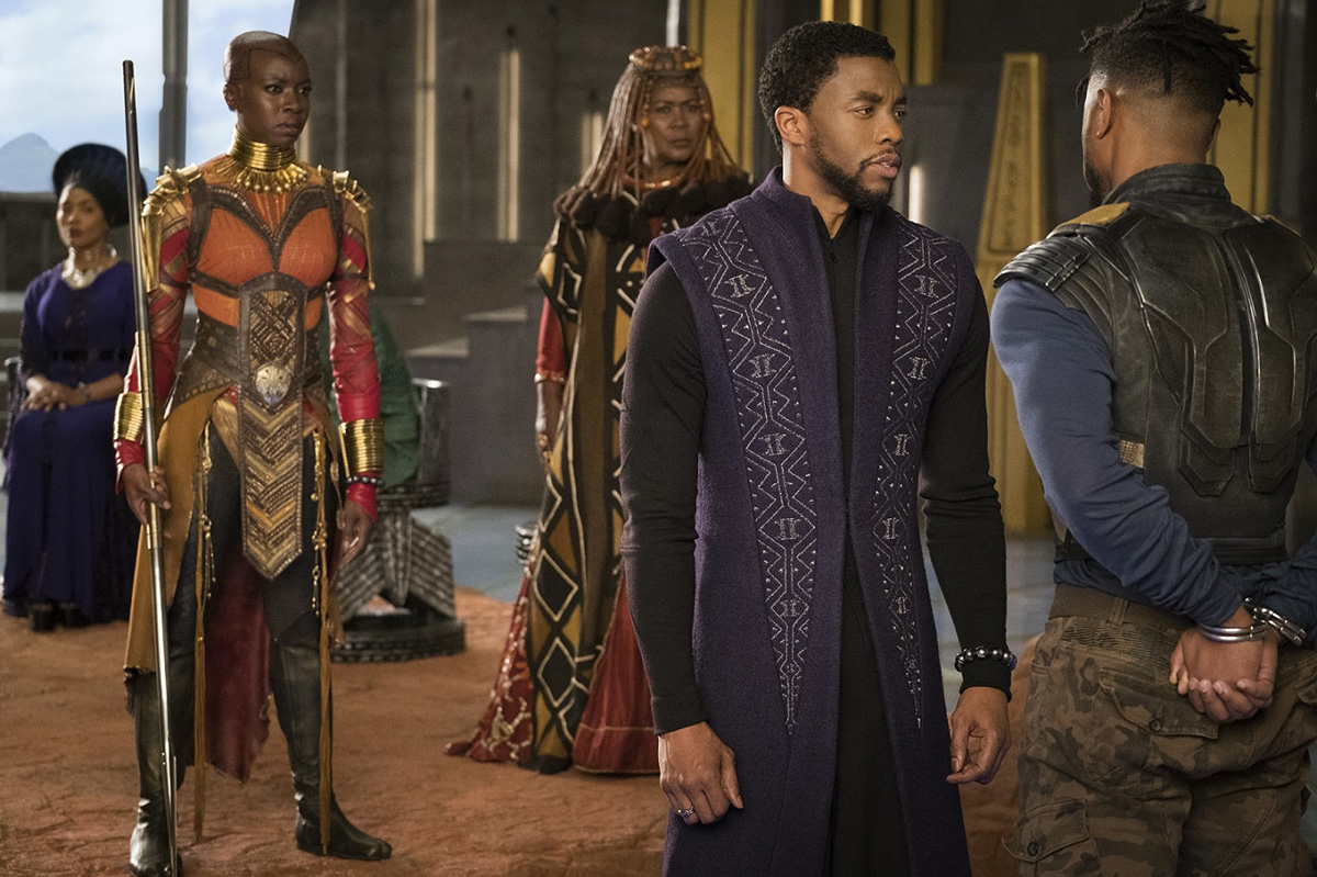 Film still of Black Panther